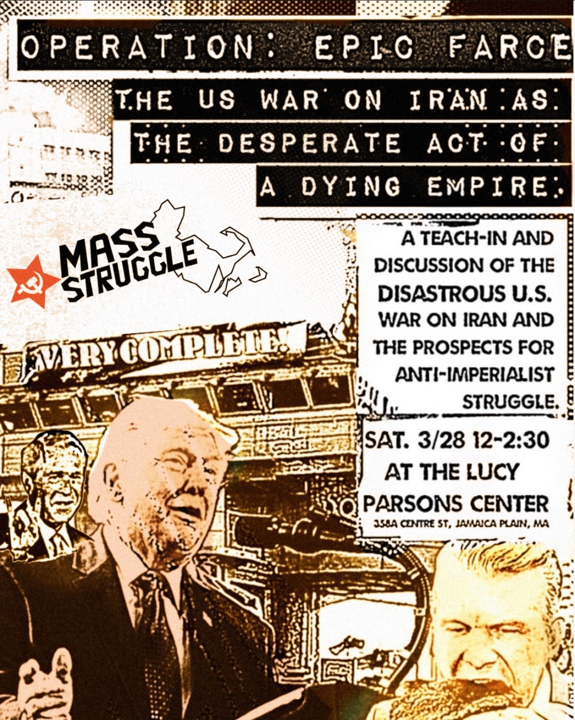 Teach-in & Discussion —OPERATION: EPIC FARCE