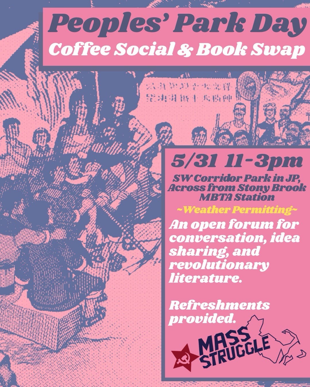 People's Park Day: Coffee Social & Book Swap (May 31st 2026)