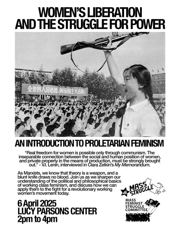 Women's Liberation and the Struggle for Power